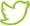 Green twitter logo